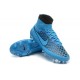 High Top Nike Magista Obra FG ACC Soccer Cleats Turquoise Blue