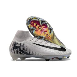 Nike Zoom Mercurial Superfly 10 Elite FG Gray Black