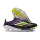 New adidas F50 + Elite FG Unity Purple White Lucid Lemon