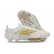 New adidas F50 + Elite FG Ftwr White Gold Met