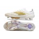 New adidas F50 + Elite FG Ftwr White Gold Met