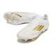 New adidas F50 + Elite FG Ftwr White Gold Met