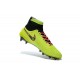 High Top Nike Magista Obra FG ACC Soccer Cleats Volt Black