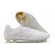 Adidas Copa Pure 2 Elite + FG Shoes Leather Ftwr White Gold Met