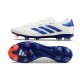 Adidas Copa Pure 2 Elite + FG Shoes Ftwr White Lucid Blue Solar Red