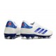 Adidas Copa Pure 2 Elite + FG Shoes Ftwr White Lucid Blue Solar Red