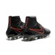 High Top Nike Magista Obra FG ACC Soccer Cleats Black Green Crimson