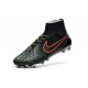 High Top Nike Magista Obra FG ACC Soccer Cleats Black Green Crimson