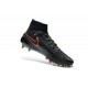 High Top Nike Magista Obra FG ACC Soccer Cleats Black Green Crimson