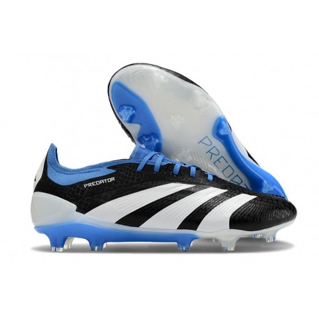 adidas Predator Elite FG Low Black White Blue