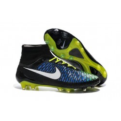New Mens Nike Magista Obra FG Football Shoes Black Blue White