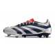 adidas Predator Elite FG Low Silver Black Red