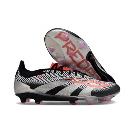 adidas Predator Elite FG Low Black White Orange