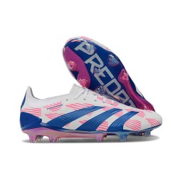 adidas Predator Elite FG Low White Pink Blue