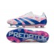 adidas Predator Elite FG Low White Pink Blue