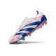 adidas Predator Elite FG Low White Pink Blue