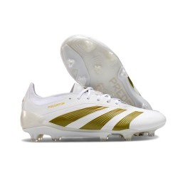 adidas Predator Elite FG Low White Gold