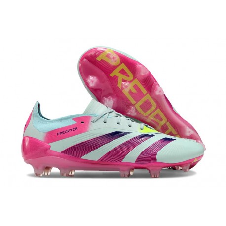 adidas Predator Elite FG Low Almost Blue Lucid Pink
