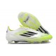 adidas F50 Elite FG Cleats White Volt Black