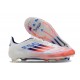 adidas F50 Elite FG Cleats Advancement - White Solar Red Lucid Blue