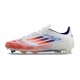 adidas F50 Elite FG Cleats Advancement - White Solar Red Lucid Blue