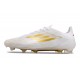 adidas F50 Elite FG Cleats White Golden