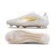 adidas F50 Elite FG Cleats White Golden