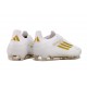 adidas F50 Elite FG Cleats White Golden