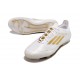 adidas F50 Elite FG Cleats White Golden