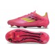 adidas F50 Elite FG Cleats Pink Yellow