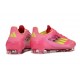 adidas F50 Elite FG Cleats Pink Yellow