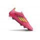 adidas F50 Elite FG Cleats Pink Yellow