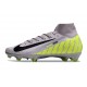 Nike Air Zoom Mercurial Superfly X Elite FG Gray Volt Black
