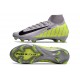 Nike Air Zoom Mercurial Superfly X Elite FG Gray Volt Black