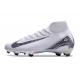 Nike Air Zoom Mercurial Superfly X Elite FG White Black