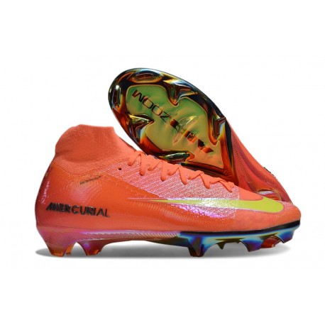 Nike Air Zoom Mercurial Superfly X Elite FG Orange Yellow
