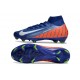 Nike Air Zoom Mercurial Superfly X Elite FG Blue Orange White