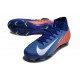 Nike Air Zoom Mercurial Superfly X Elite FG Blue Orange White