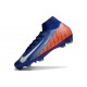 Nike Air Zoom Mercurial Superfly X Elite FG Blue Orange White