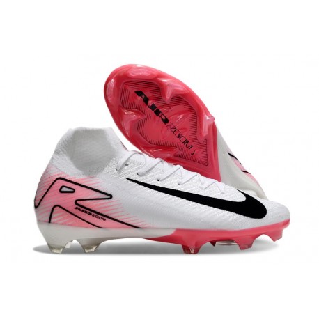 Nike Air Zoom Mercurial Superfly X Elite FG White Red Black