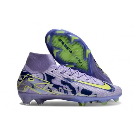 Nike Air Zoom Mercurial Superfly X Elite FG Purple Volt