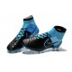 New Mens Nike Magista Obra FG Football Shoes Black Blue