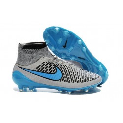 New Mens Nike Magista Obra FG Football Shoes Wolf Grey Blue