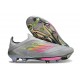 adidas F50 + FG LL Soccer Cleat Grey Pink Yellow