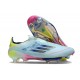 adidas F50 + FG LL Soccer Cleat Almost Blue Semi Lucid Blue Semi Solar Yellow