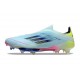 adidas F50 + FG LL Soccer Cleat Almost Blue Semi Lucid Blue Semi Solar Yellow