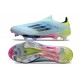 adidas F50 + FG LL Soccer Cleat Almost Blue Semi Lucid Blue Semi Solar Yellow