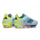 adidas F50 + FG LL Soccer Cleat Almost Blue Semi Lucid Blue Semi Solar Yellow