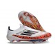 adidas F50 + FG LL Soccer Cleat White Red Black