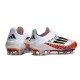adidas F50 + FG LL Soccer Cleat White Red Black